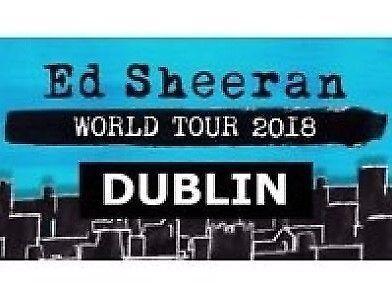 2 x hard copy Ed Sheeran tix Fri 18th May