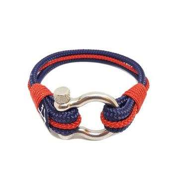 Bran Marion Blue and Red Nautical Bracelet