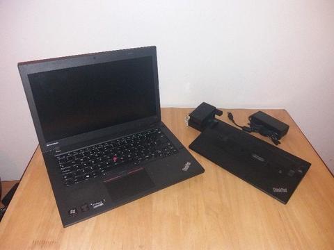 Lenovo T450 laptop + dock for sale