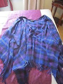 Scottish tartan cape