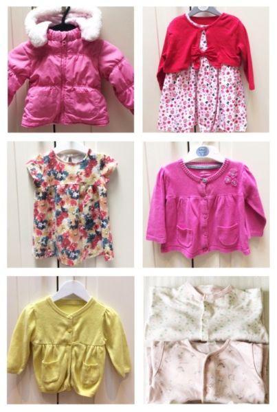 BABY GIRLS CLOTHES (6-9 MTHS)