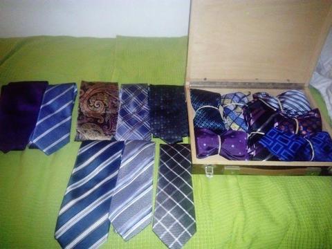 Beautiful ties with antique box included