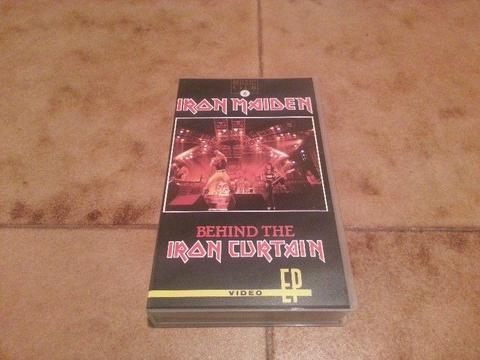 1984 Iron Maiden Behind the Iron Curtain Video EP - Rare VHS