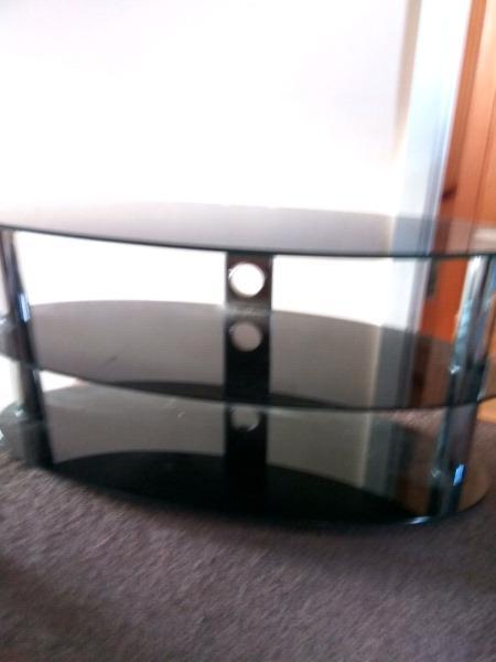 Glass TV unit