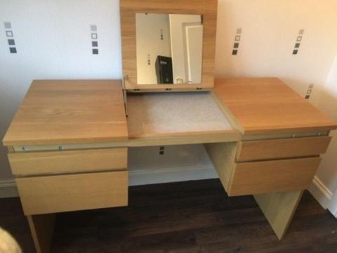 Chair and Desk/Vanity desk for sale