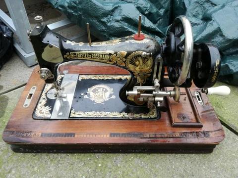 Antique frister & rossnann sewing machine