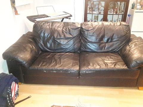 Black sofa.used