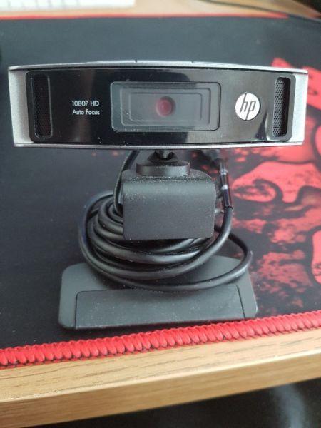 HP HD 1080p auto focus webcam