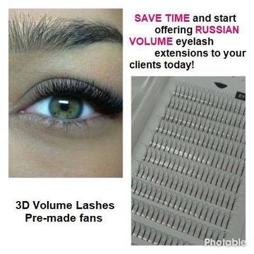 3D 5D pre made Russian volume fan lashes