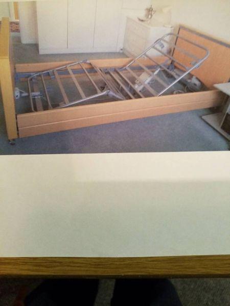 INVACARE LOW PROFILING SINGLE BED, LIKE NEW