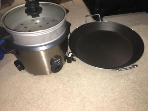 Kitchen Pan and Steamer and Rice Cooker