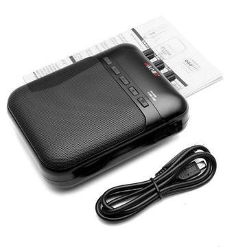 Aroma AG 03m portable charging mini guitar amplifier black