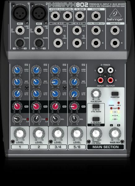 Behringer 802 8 Input 2 Bus Mixer