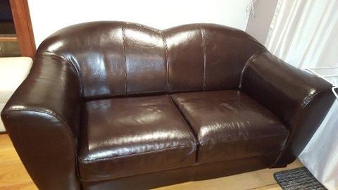 FREE - 3 + 2 seater sofas - dark brown