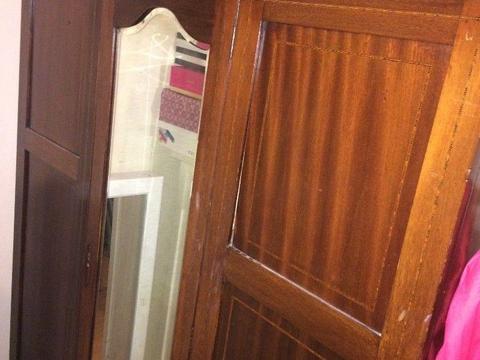 Two Old-Style Wardrobes for sale immediately - Must be able to collect from 7