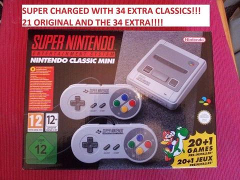 55 Games Nintendo Classic Mini SNES console