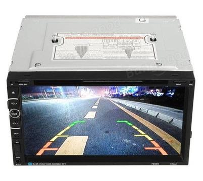 f6080 6.95 inch car GPS navigator Bluetooth stereo Radio CD DVD player double 2 din touchscreen