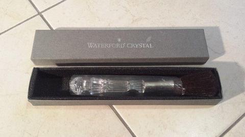 Elegant Waterford Crystal Makeup Powder Brush
