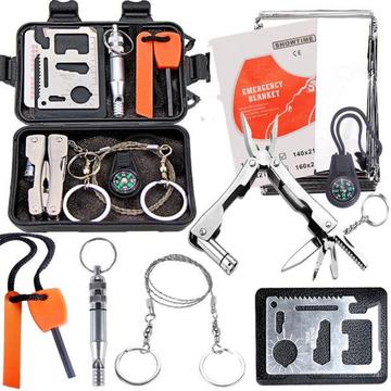 Outdoor sports sos emergency survival equipment kit tectical hunting tool