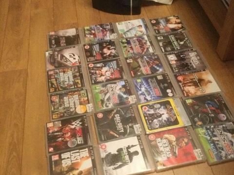 PlayStation 3 with 24 games