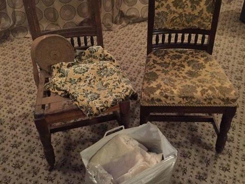 Antique/vintage pair of chairs