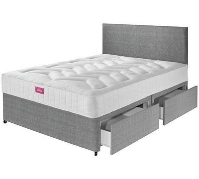 king size beds with memory foam mattress and 4 drawers ,,