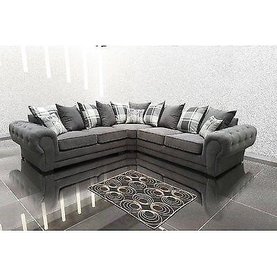 fabric corner sofas available to order in few different colors,