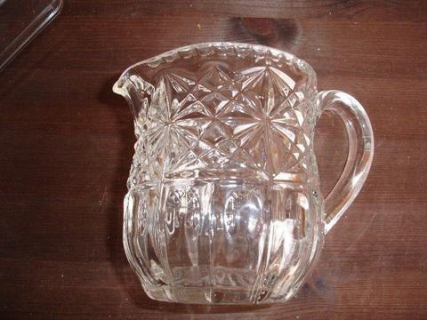Art Deco Bohemian Rindskopf Glass Jug 1930's