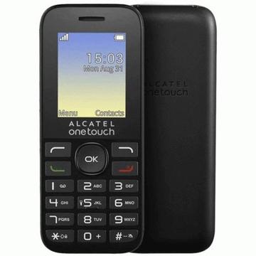 Alcatel One Touch 1016 Black Unlocked dual sim Sim Free Cheap 2G Mobile Phone