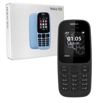 New 2017 Nokia 105 Unlocked Sim Free Mobile Phone Cheap Basic Genuine as 3310 BLACK