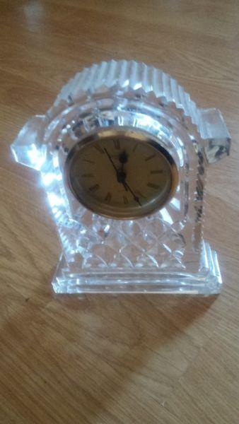 Waterford crystal carraige clock