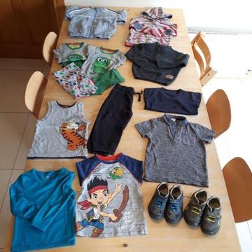 3 - 4 year old boy clothes with Clark shoes