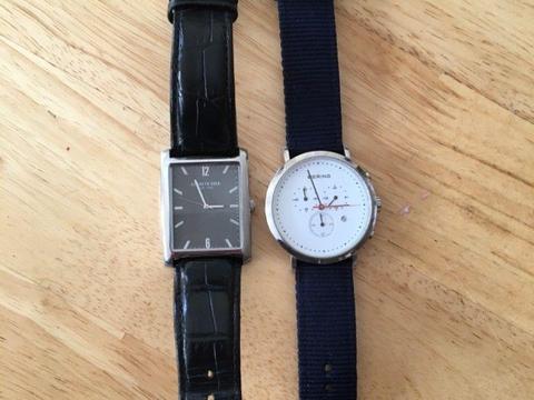 2 gents watches for sale