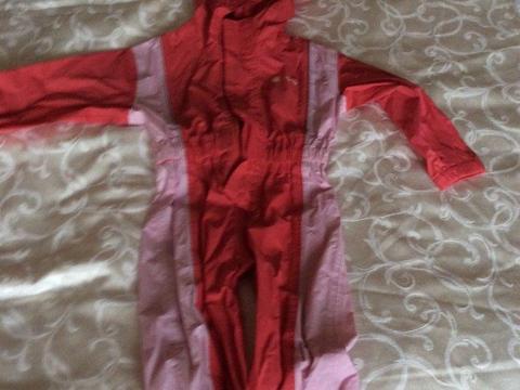 Baby girls waterproof suit 6-12 months
