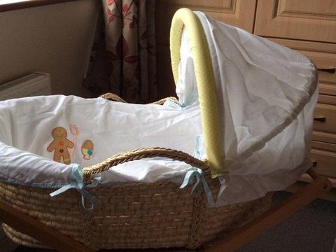 Mamas & Papas Moses Basket with stand