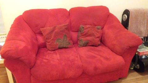 Red 2-Seater Couch