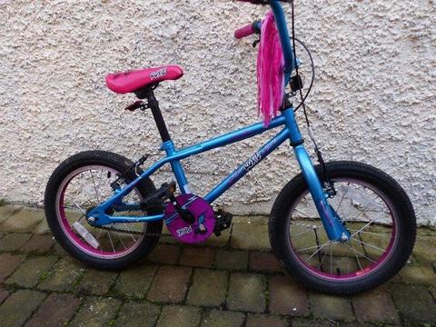bike for girl 16 inches with helmet