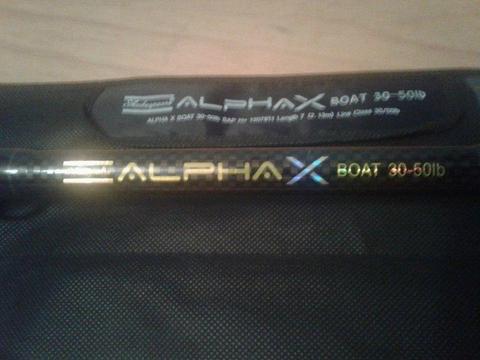 Boat rod shakespeare alpha X