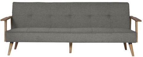 Sofa - Hygena Margot Fabric Sofa Bed - Charcoal