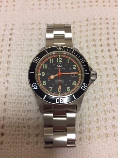 Glycine Combat Sub Swiss Auto Dive Watch