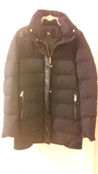 Zara Down Quilted Puffer Coat Jacket EU size S