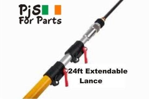 Pressure washer Extendable Lance : 7.3mtrs extended 2.6mtrs closed delivered