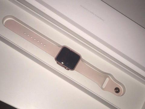 Apple Watch- Rose Gold 38 mm strap (42mm strap included)