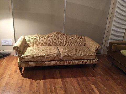 Sofa - newly upholstered