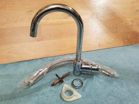 Single Lever Kitchen Sink Mixer Tap - USED