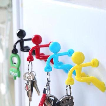 Honana HH 01 anti lost key magnet holder hook with wall climbing man desing strong magnet for