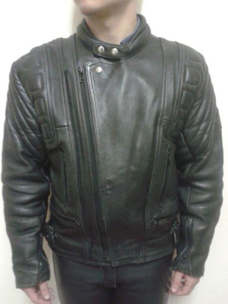 Jacket and Trousers Motorbike REAL Leather Gear
