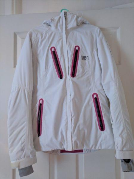 Ladies XS (8) White Helle Hansen Ski Jacket