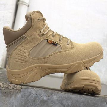 Army men commando combat desert out door hiking boots landing tactical military shoes
