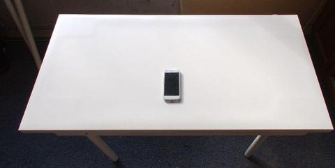 White Ikea table 120x60